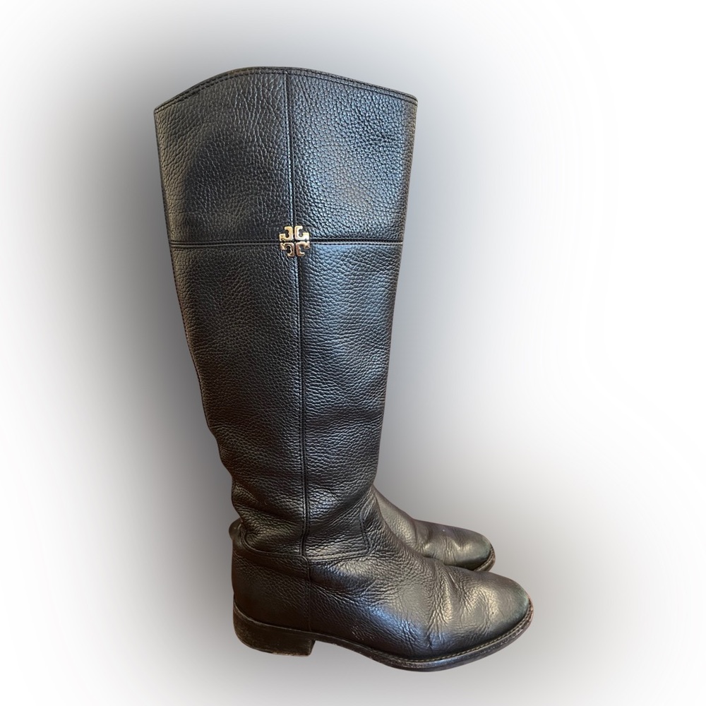 Tory Burch Leather Knee-High Boots